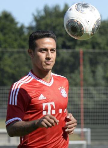 Thiago Alcántara llega al Bayern de Guardiola