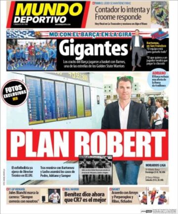 Portadas de la prensa deportiva