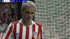 Esperemos que no se acuerde el rojiblanco para siempre: tremenda la que tuvo Griezmann