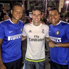 James, Murillo y Guarín: hermandad sin importar camiseta