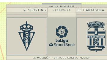 Resumen del Sporting vs Cartagena de LaLiga SmartBank