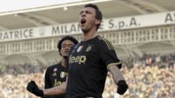 Mandzukic celebra su segundo tanto.