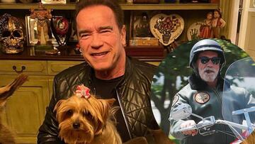 Schwarzenegger pasa del '#QuédateEnCasa' a presumir de paseo en moto