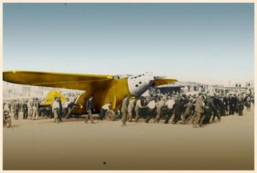 El inesperado aterrizaje del ‘Pájaro Amarillo’