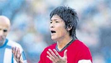 <b>LANZADO. </b>Okubo marcó dos goles ante el Depor y va a más.