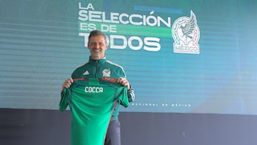 Diego Cocca during the official presentation of the new head coach of the Mexican National Team (Mexico), at Centro de Alto Rendimineto (CAR), on February 10, 2023.
<br><br>
Diego Cocca durante la presentacion oficial del nuevo Director Tecnico de la Seleccion Nacional de Mexicana (Mexico), en el Centro de Alto Rendimiento (CAR), el 10 de Febrero de 2023.