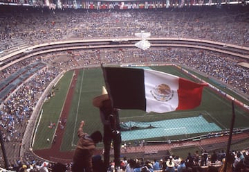 La catedral del fútbol en México. El coloso de Santa Úrsula ha sido sede, entre otros eventos de primera línea, de 2 Copas Mundiales de la FIFA.