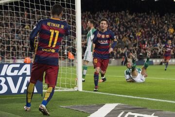 On the 30th of December 2015 against Betis, Messi played his 500th game