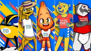 Santiago 2023 lanza votación ciudadana para elegir a la mascota oficial