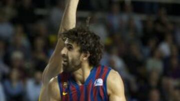 V&iacute;ctor Sada durante el primer partido de las semifinales frente al Gran Canaria. 