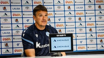 Ion Ansotegi, entrenador de la Real Sociedad B.