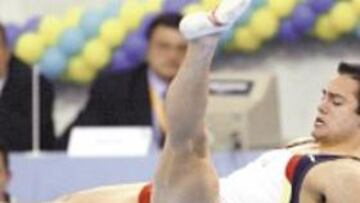 <b>DESTACADO. </b>Rafa Martínez dominó en tres de los seis aparatos.