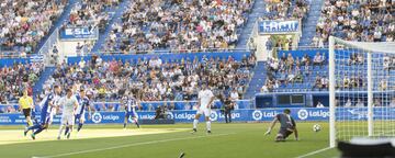 Dani Ceballos scores the opener. Min.10