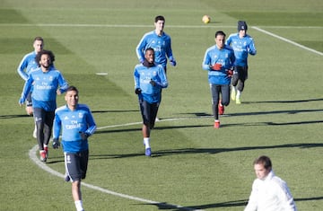 El Madrid entrena en víspera de Reyes Magos