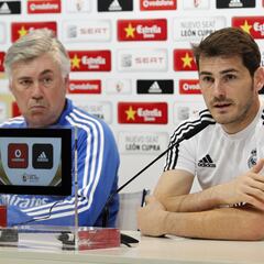 Casillas: "El Real Madrid ha acertado con Carlo Ancelotti"