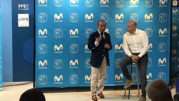 Jos&eacute; Mar&iacute;a Garc&iacute;a presenta a Tino P&eacute;rez como nuevo entrenador del Movistar Inter.