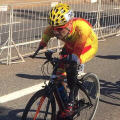 Ricardo Ten, plata en su debut en un mundial de ciclismo