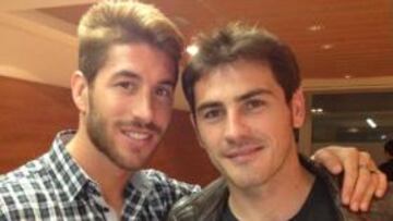 Sergio Ramos e Iker Casillas.