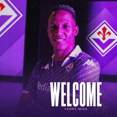 Yerry Mina, nuevo defensa de la Fiorentina