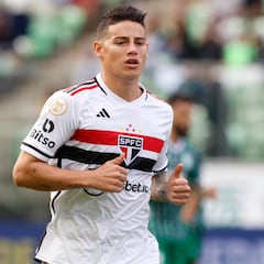 James, un mes en Sao Paulo: Sin victorias y en deuda en ataque