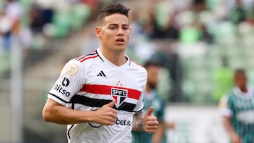 James Rodríguez, volante colombiano de Sao Paulo