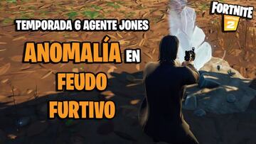 &iquest;D&oacute;nde esta la anomal&iacute;a en Feudo Furtivo en Fortnite Temporada 6?