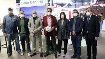 20/01/22 PRESENTACION TORNEO LIGA PROMISES EN EL STAND DE ISLAS CANARIAS