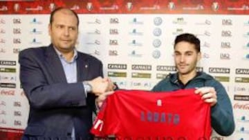 Cristian Lobato, presentado.