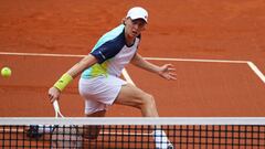 Emil Ruusuvuori during the match against Feliciano Lopez, corresponding to the Barcelona Open Banc Sabadell tennis tournament, 69th Conde de Godo Trophy, in Barcelona, on 19th April 2022. (Photo by Joan Valls/Urbanandsport /NurPhoto via Getty Images)
 -- (Photo by Urbanandsport/NurPhoto via Getty Images)