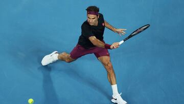 Roger Federer, en el Open de Australia.
