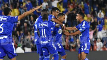 Millonarios venció 2-3 a Fortaleza y clasificó a la semifinal de la Copa BetPlay tras el 6-2 en el global.