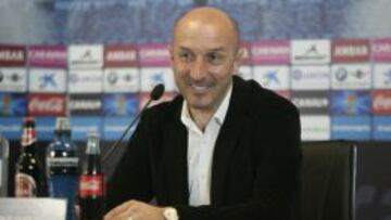 Ranko Popovic, durante la rueda de prensa previa al partido contra el Sporting.