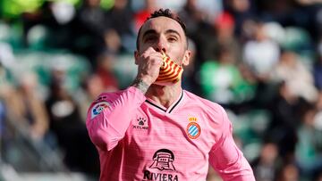 Sergi Darder celebra su gol ante el Elche.