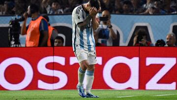 Messi y la selección argentina cayeron por quinta ocasión en su historia en las eliminatorias sudamericanas. La primera desde el 2016, ante Brasil.