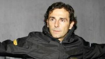 <b>IMPRESIONES. </b>De la Rosa con Manuel Franco en plena entrevista.