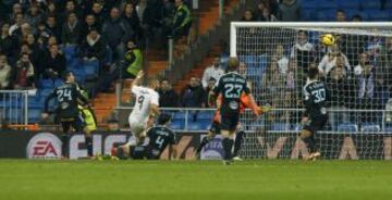 Benzema marca el 1-0.