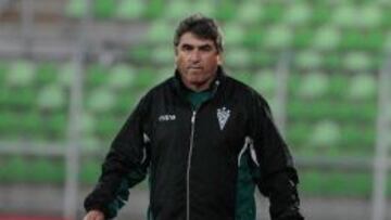 Emiliano Astorga durante el duelo ante Palestino en Valpara&iacute;so. 