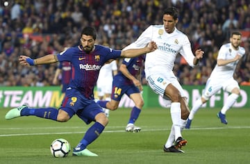 Luis Suárez y Varane.