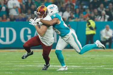 El jugador del Washington Commanders Colson Yankoff.