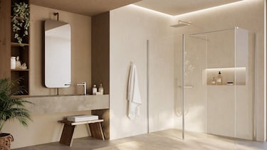 Laura Martínez, interiorista, sobre cambiar la bañera por una ducha: “Es la reforma con más impacto en el baño”