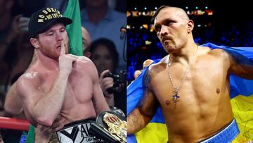 A pesar de la diferencia de pesos, Saúl 'Canelo' Álvarez insiste en que le gustaría retar a Oleksandr Usyk, campeón de los pesos pesados.