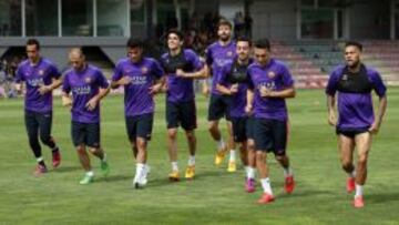 Entrenamiento de hoy del Barcelona