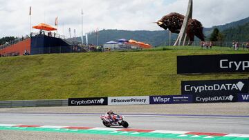 Zarco en el Red Bull Ring con su Ducati.