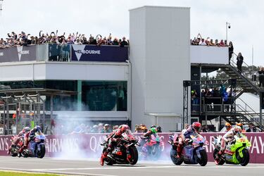 “Me da mucha pena, mucha, que se acabe el año de Márquez”