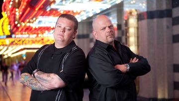 The cast of "Pawn Stars" shot on March 5, 2012 in Las Vegas, Nevada.  Photo by Scott Gries