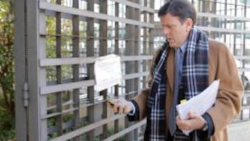 Eufemiano Fuentes, antes de una de las sesiones del juicio por la Operación Puerto.