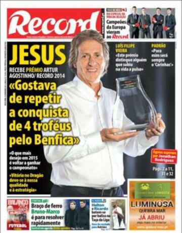 Portadas de la prensa deportiva