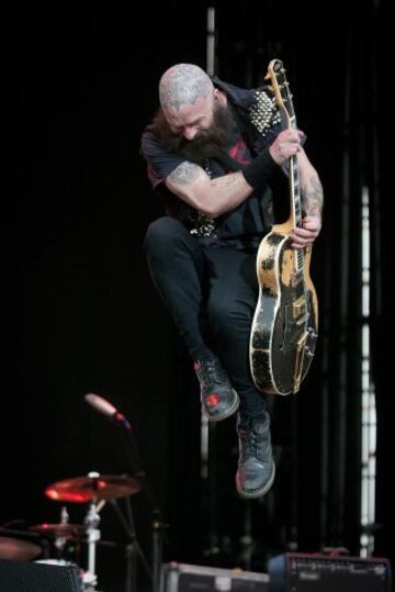 La banda Rancid durante la primera jornada del Festival Lollapalooza 2017.