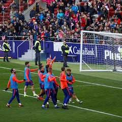 Más de 10.000 aficionados en la sesión del Atleti en el Wanda