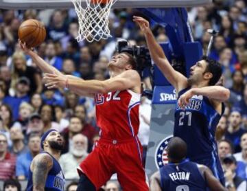 Blake Griffin y Zaza Pachulia.